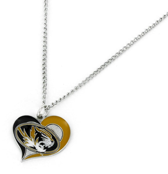 WHOLESALE MISSOURI SWIRL HEART NECKLACE