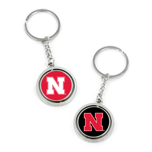 WHOLESALE NEBRASKA SPINNING KEYCHAIN
