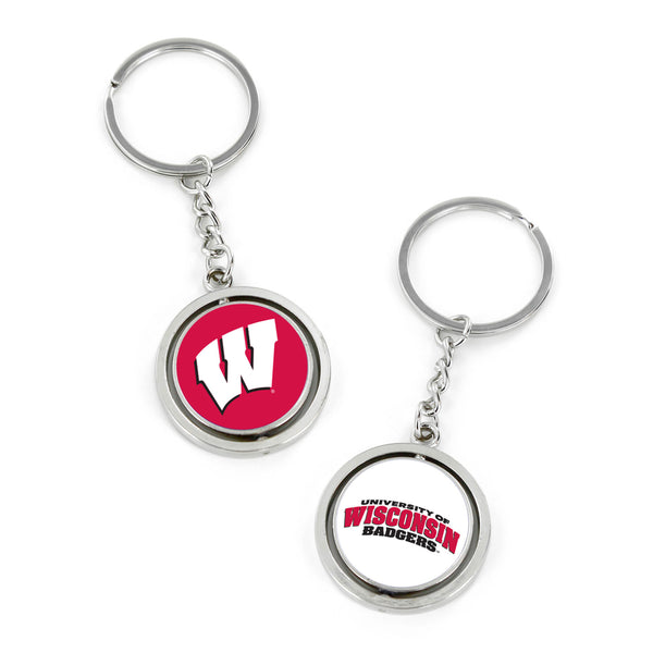 WHOLESALE WISCONSIN SPINNING KEYCHAIN