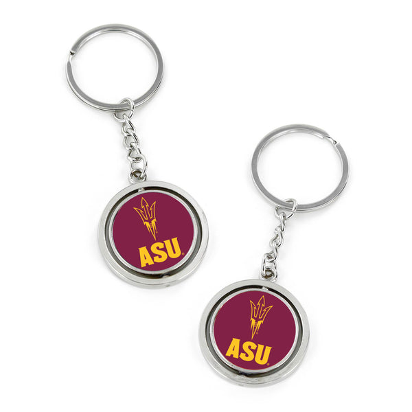 WHOLESALE ARIZONA STATE DEVILS SPINNING KEYCHAIN