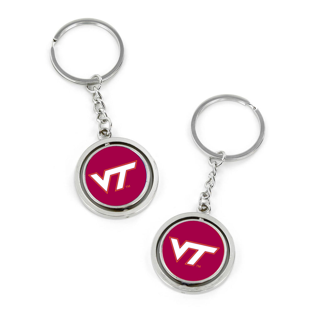 WHOLESALE VIRGINIA TECH SPINNING KEYCHAIN