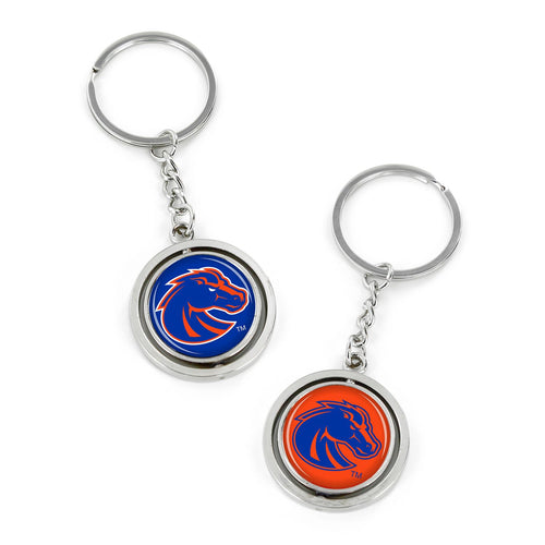 WHOLESALE BOISE STATE SPINNING KEYCHAIN