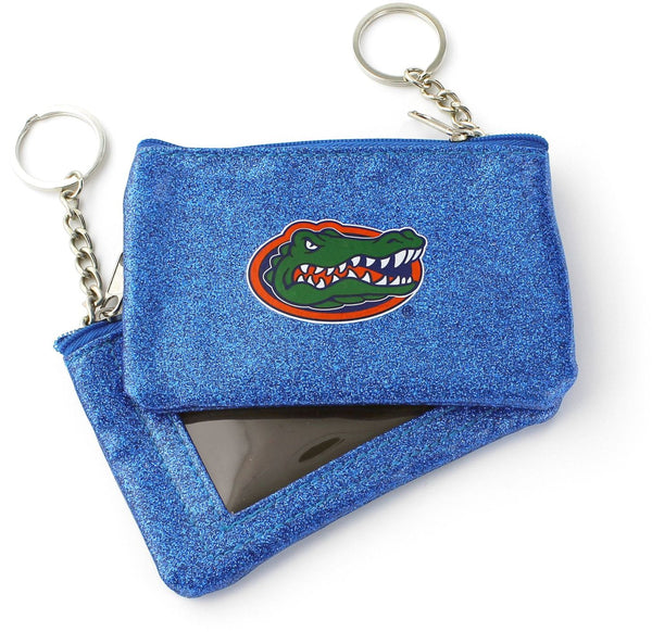 WHOLESALE FLORIDA (BLUE) SPARKLE COIN PURSE (OC)