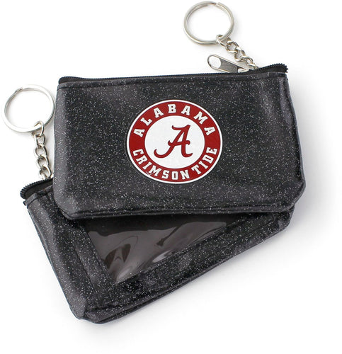 ALABAMA (BLACK) SPARKLE COIN PURSE (OC)