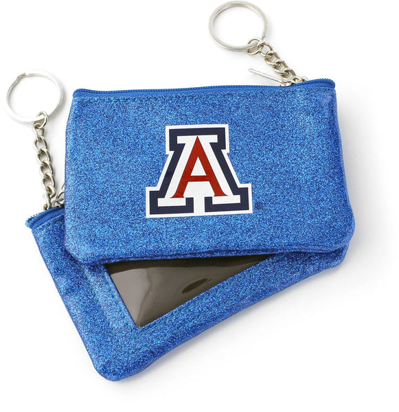 WHOLESALE ARIZONA (BLUE) SPARKLE COIN PURSE (OC)