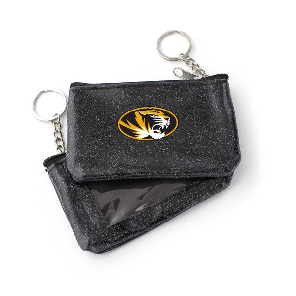 WHOLESALE MISSOURI (BLACK) SPARKLE COIN PURSE (OC)