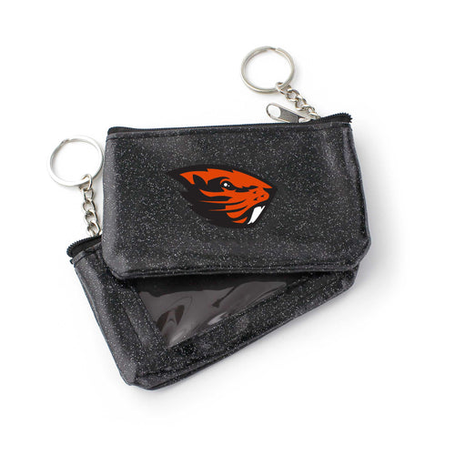 WHOLESALE OREGON STATE (SILVER) SPARKLE COIN PURSE (OC)