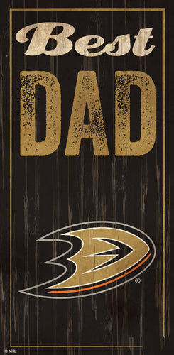 Wholesale NHL / H0632-Best Dad 6x12 / H0632-Anaheim Ducks