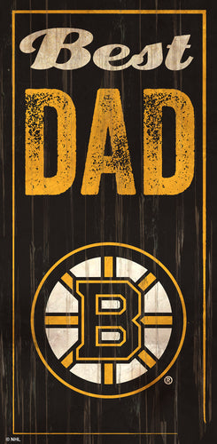 Wholesale NHL / H0632-Best Dad 6x12 / H0632-Boston Bruins