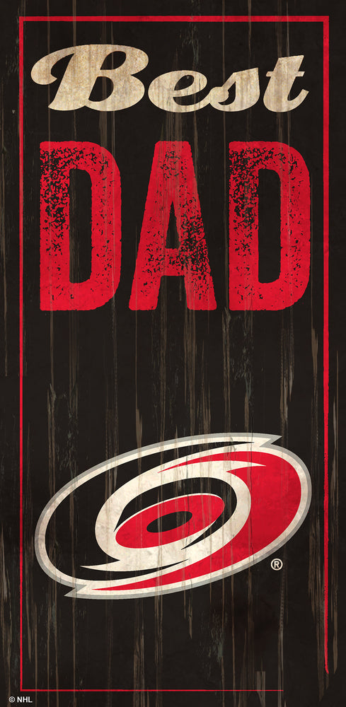 Wholesale NHL / H0632-Best Dad 6x12 / H0632-Carolina Hurricanes