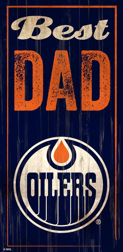 Wholesale NHL / H0632-Best Dad 6x12 / H0632-Edmonton Oilers