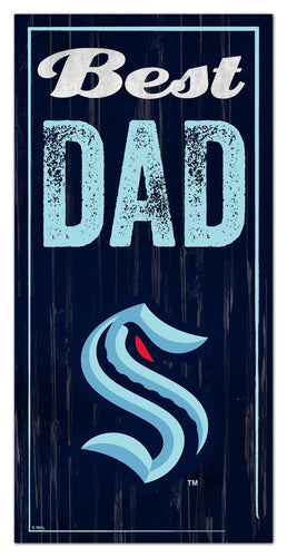 Wholesale NHL / H0632-Best Dad 6x12 / H0632-Seattle Kraken