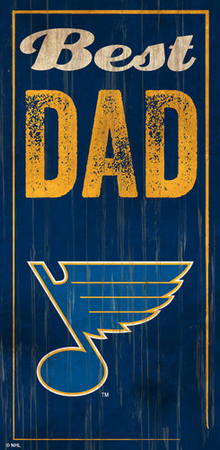 Wholesale NHL / H0632-Best Dad 6x12 / H0632-St. Louis Blues