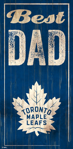Wholesale NHL / H0632-Best Dad 6x12 / H0632-Toronto Maple Leafs