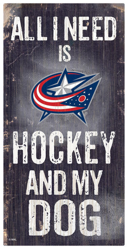 Wholesale NHL / H0640-All I Need 6x12 V / H0640-Columbus Blue Jackets