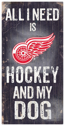 Wholesale NHL / H0640-All I Need 6x12 V / H0640-Detroit Red Wings