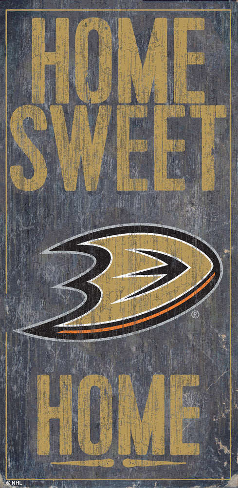 Wholesale NHL / H0653-Home Sweet Home 6x12 V / H0653-Anaheim Ducks