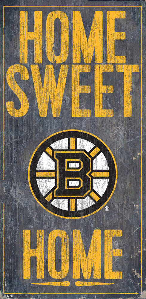 Wholesale NHL / H0653-Home Sweet Home 6x12 V / H0653-Boston Bruins