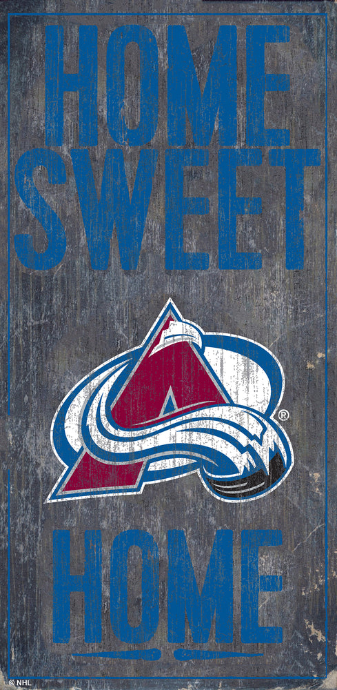 Wholesale NHL / H0653-Home Sweet Home 6x12 V / H0653-Colorado Avalanche