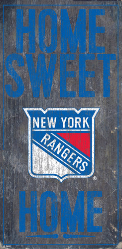 Wholesale NHL / H0653-Home Sweet Home 6x12 V / H0653-New York Rangers