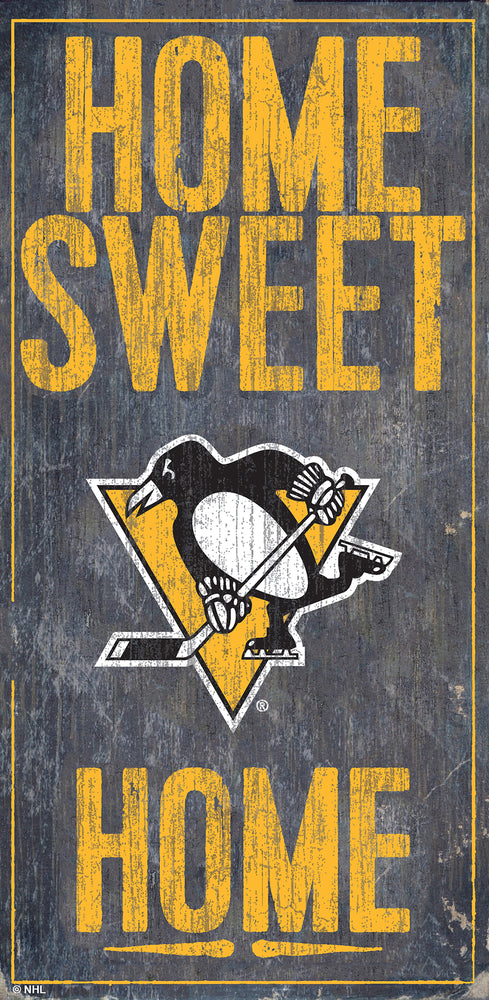 Wholesale NHL / H0653-Home Sweet Home 6x12 V / H0653-Pittsburgh Penguins