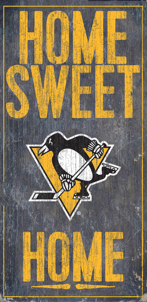 Wholesale NHL / H0653-Home Sweet Home 6x12 V / H0653-Pittsburgh Penguins