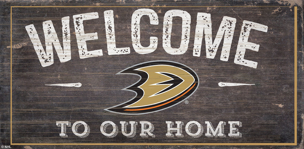 Wholesale NHL / H0654-Welcome 6x12 H / H0654-Anaheim Ducks