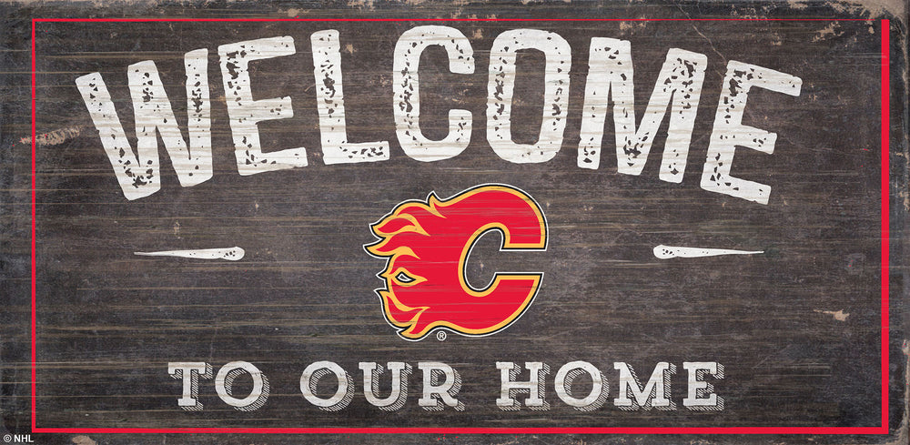 Wholesale NHL / H0654-Welcome 6x12 H / H0654-Calgary Flames