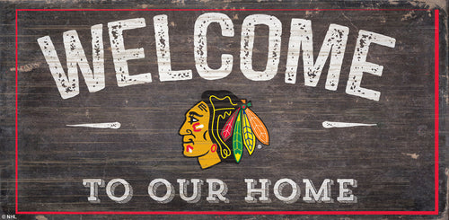 Wholesale NHL / H0654-Welcome 6x12 H / H0654-Chicago Blackhawks