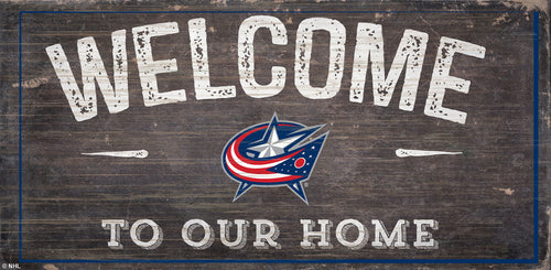 Wholesale NHL / H0654-Welcome 6x12 H / H0654-Columbus Bue Jackets
