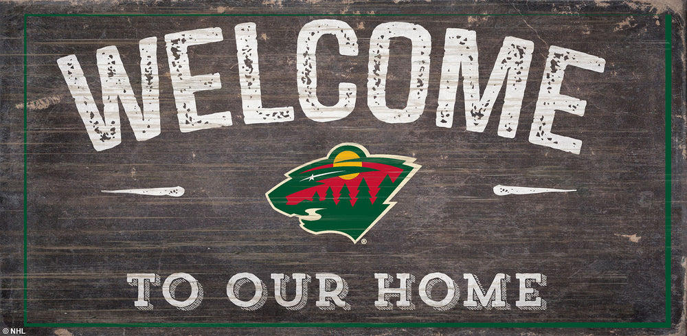 Wholesale NHL / H0654-Welcome 6x12 H / H0654-Minnesota Wild