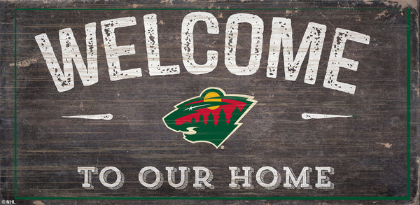 Wholesale NHL / H0654-Welcome 6x12 H / H0654-Minnesota Wild