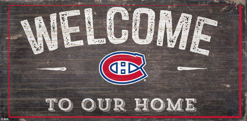 Wholesale NHL / H0654-Welcome 6x12 H / H0654-Montreal Canadians