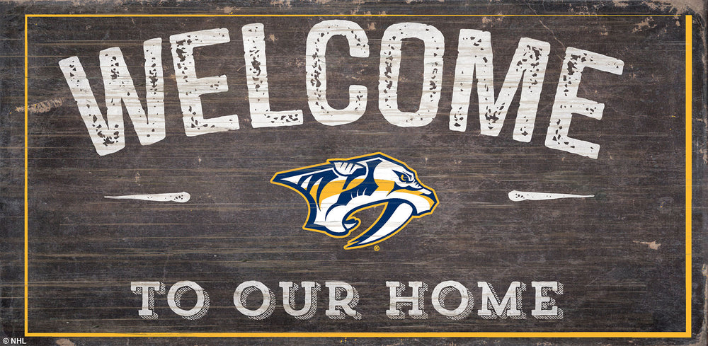 Wholesale NHL / H0654-Welcome 6x12 H / H0654-Nashville Padres