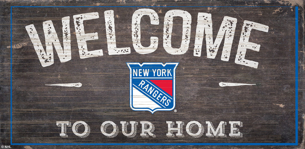 Wholesale NHL / H0654-Welcome 6x12 H / H0654-New York Rangers