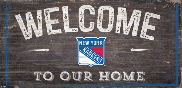 Wholesale NHL / H0654-Welcome 6x12 H / H0654-New York Rangers