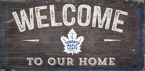 Wholesale NHL / H0654-Welcome 6x12 H / H0654-Toronto Maple Leafs