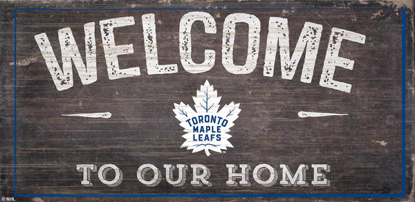 Wholesale NHL / H0654-Welcome 6x12 H / H0654-Toronto Maple Leafs