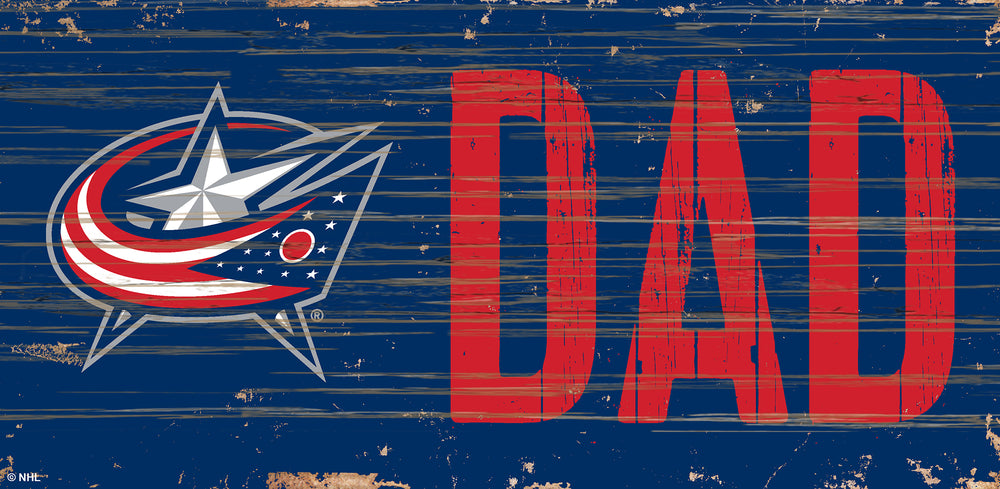 Wholesale NHL / H0715-Dad 6x12 / H0715-Columbus Blue Jackets
