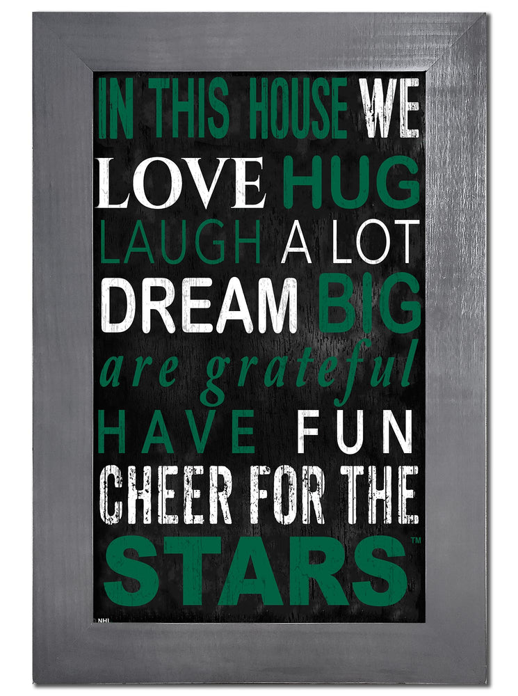 Wholesale NHL / H0725f-In This House 11x19 V / H0725-Dallas Stars