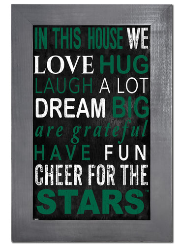 Wholesale NHL / H0725f-In This House 11x19 V / H0725-Dallas Stars