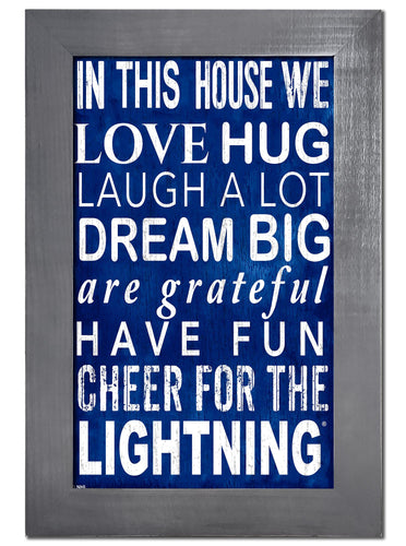 Wholesale NHL / H0725f-In This House 11x19 V / H0725-Tampa Bay Lightning