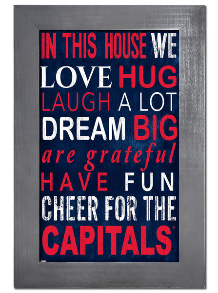 Wholesale NHL / H0725f-In This House 11x19 V / H0725-Washington Capitals