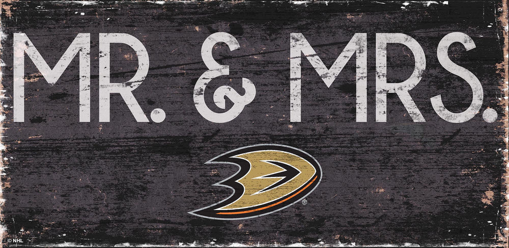 Wholesale NHL / H0732-Mr & Mrs 6x12 / H0732-Anaheim Ducks