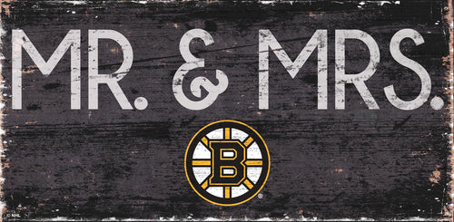 Wholesale NHL / H0732-Mr & Mrs 6x12 / H0732-Boston Bruins