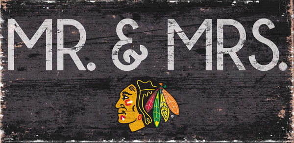 Wholesale NHL / H0732-Mr & Mrs 6x12 / H0732-Chicago Blackhawks
