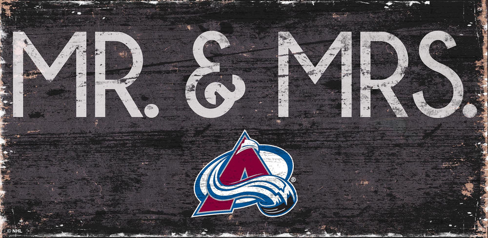 Wholesale NHL / H0732-Mr & Mrs 6x12 / H0732-Colorado Avalanche