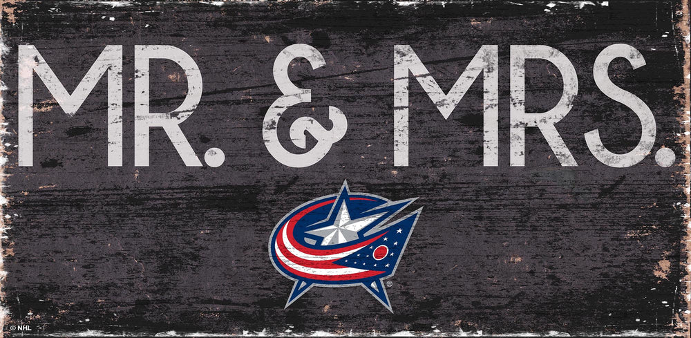 Wholesale NHL / H0732-Mr & Mrs 6x12 / H0732-Columbus Blue Jackets