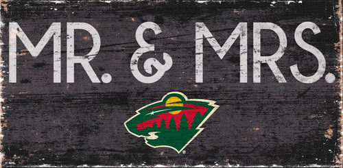 Wholesale NHL / H0732-Mr & Mrs 6x12 / H0732-Minnesota Wild