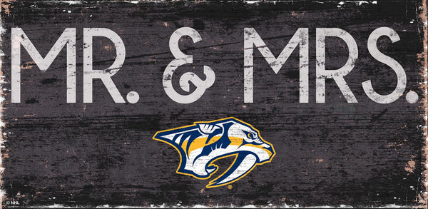 Wholesale NHL / H0732-Mr & Mrs 6x12 / H0732-Nashville Predators